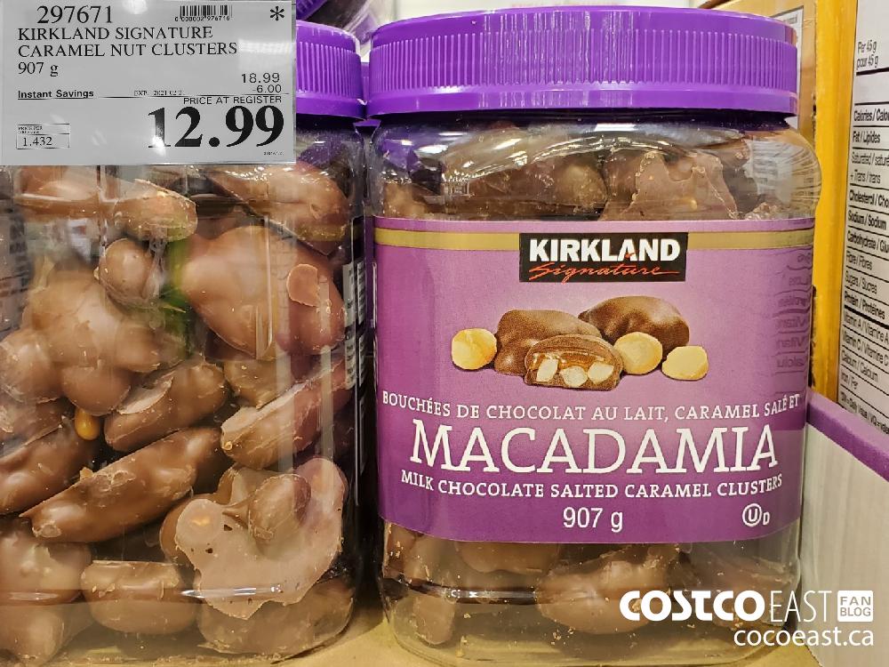 297671 KIRKLAND SIGNATURE CARAMEL NUT CLUSTERS EXPIRY DATE: 2021-02-21 $12.99 