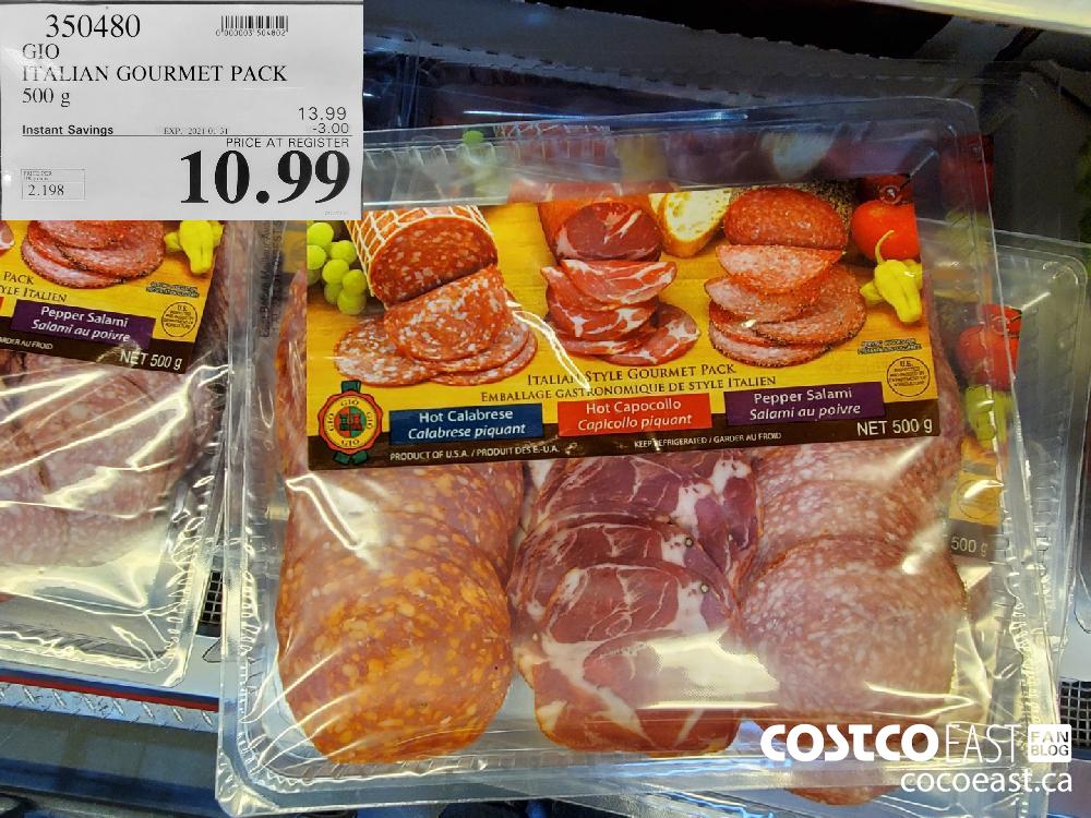 350480 GIO ITALIAN GOURMET PACK 5OO g EXPIRY DATE: 2021-01-31 $10.99 