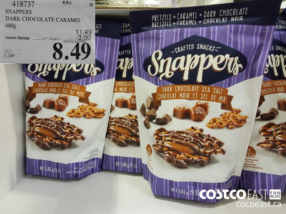 418737 SNAPPERS DARK CHOCOLATE CARAMEL 680g EXPIRY DATE: 2021-01-31 $8.49 