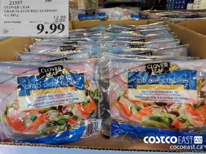 21557
CLOVER LEAF
CRAB FLAVOURED SEAFOOD
4 x 300 g
EXPIRY DATE: 2021-01-31
$9.99
