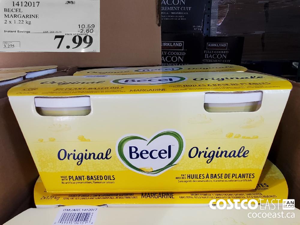 1412017 BECEL MARGARINE 2 X 1.22KG EXPIRY DATE: 2021-01-31 $7.99 