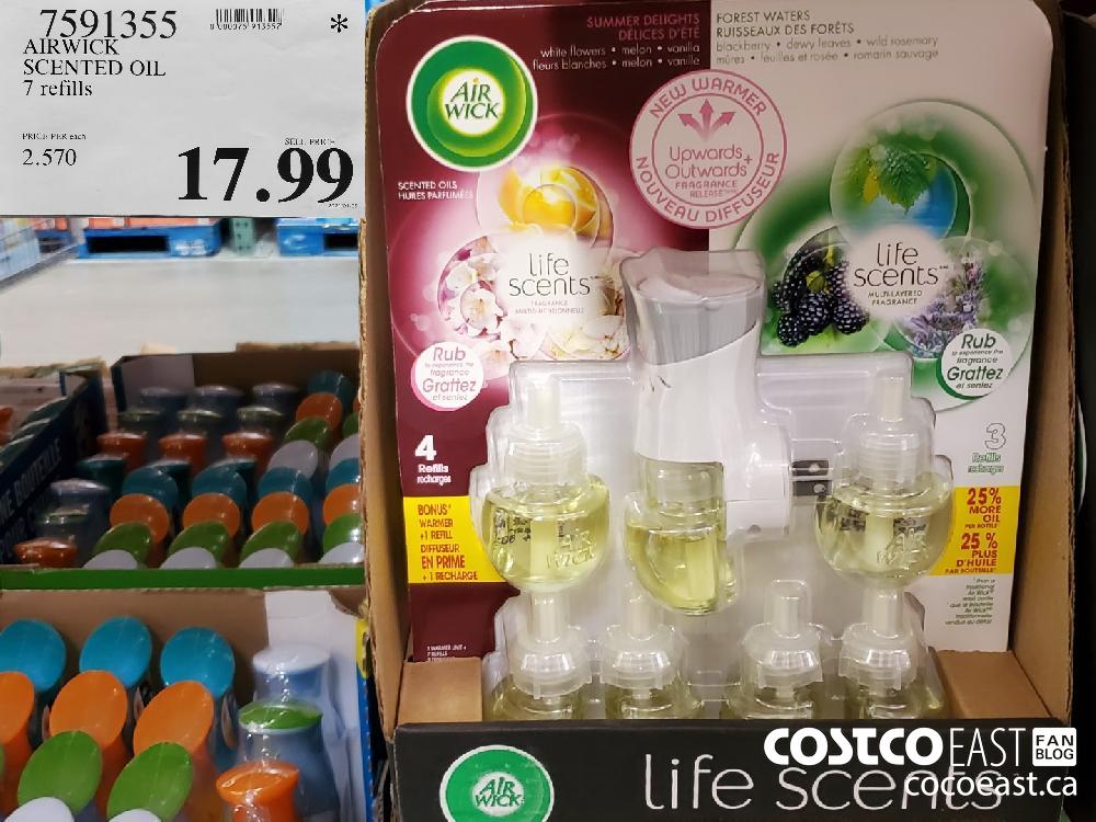 7591355 AIRWICK SCENTED OIL 7 refills $7.59 