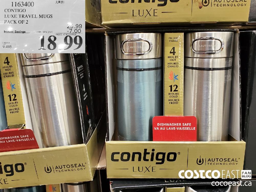 Costco] Contigo Luxe Travel Mugs - 2 Pack - $14.97 (YMMV warehouse deal  found at Scarborough location) - RedFlagDeals.com Forums