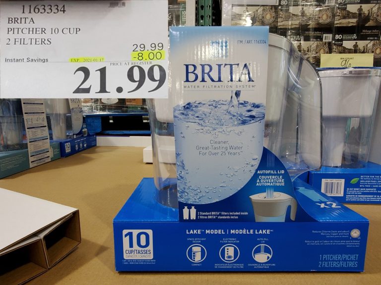 1163334 BRITA PITCHER 10 CUP 2 FILTERS 8 00 INSTANT SAVINGS EXPIRES ON