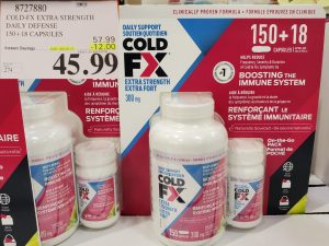 Costco Sale cold fx
