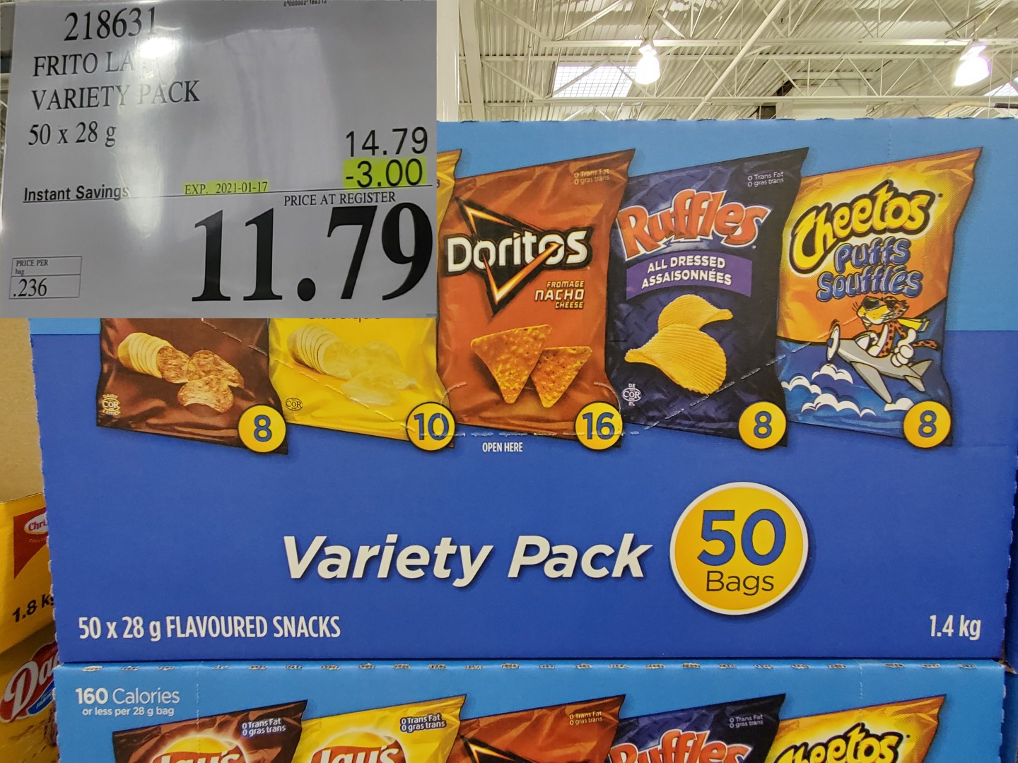 Costco Sale lays variety pack