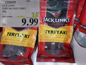 Costco Sale jack links teryaki