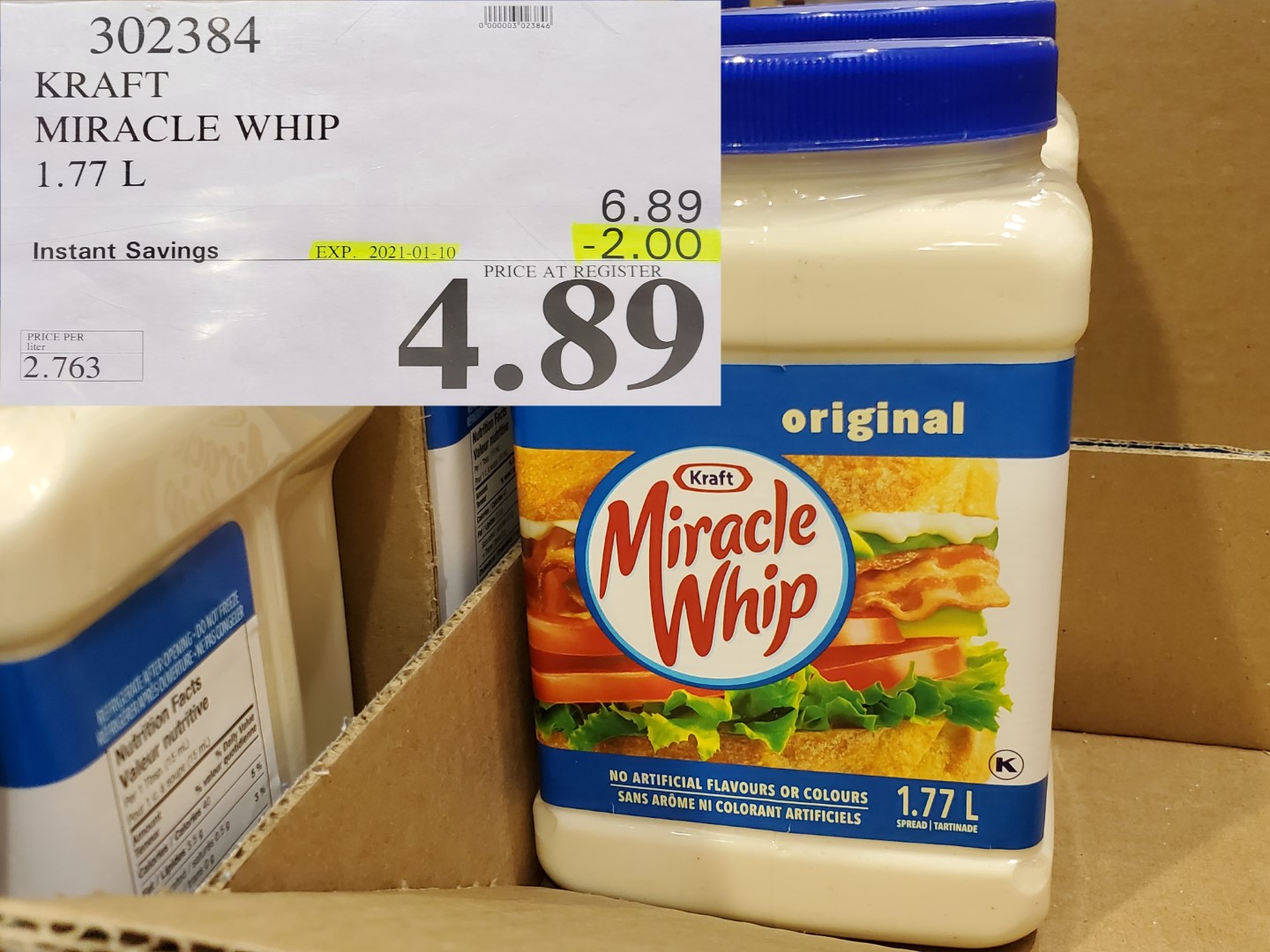 Costco Sale miracle whip