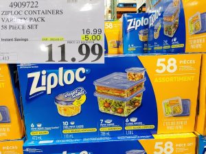 Costco Sale ziploc container set
