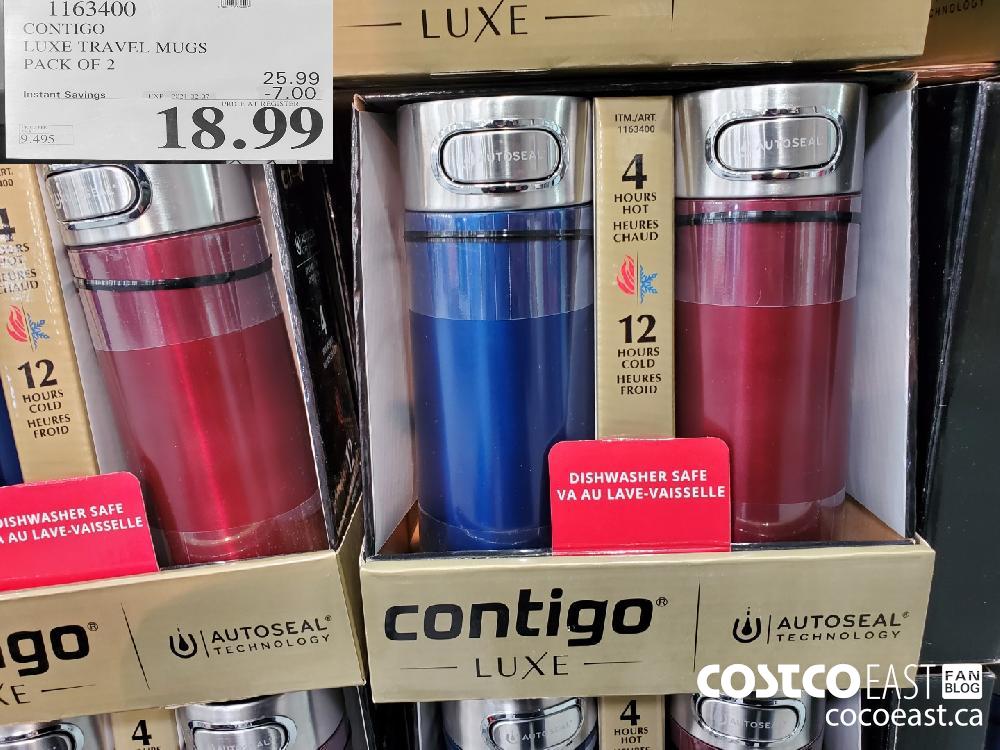 Costco] Contigo Luxe Travel Mugs - 2 Pack - $14.97 (YMMV warehouse deal  found at Scarborough location) - RedFlagDeals.com Forums