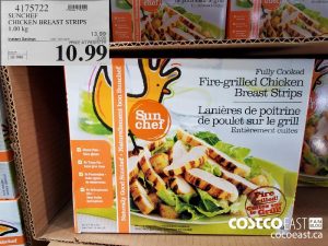 4175722
SUNCHEF
CHICKEN BREAST STRIPS
1.00 kg
EXPIRY DATE: 2021-02-07 
$10.99
