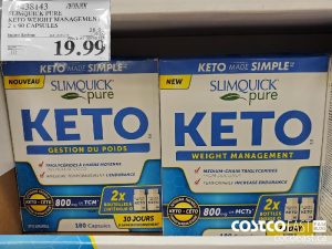 438143 sa
SLIMQUICK PURE
KETO WEIGHT MANAGEMEN :
2 x 90 CAPSULES
EXPIRY DATE: 2021-02-28
$19.99
