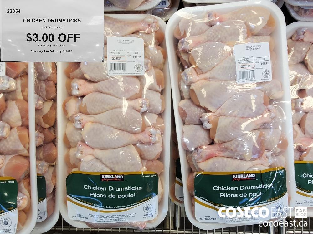 22354 CHICKEN DRUMSTICKS February 1 to February 7 2021 $3.00 OFF