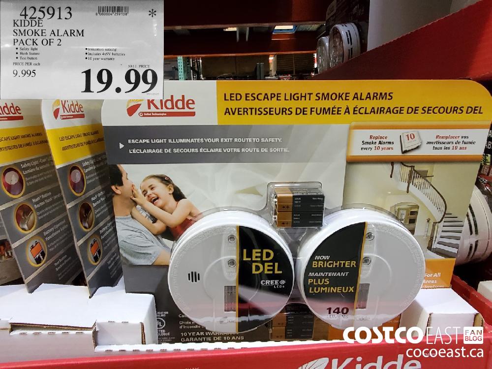 425913 KIDDE SMOKE ALARM PACK OF 2 $19.99