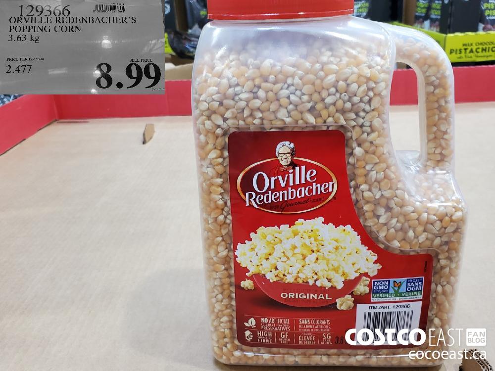 129366 ORVILLE REDENBACHER'S POPPING CORN 3.63 kg $8.99