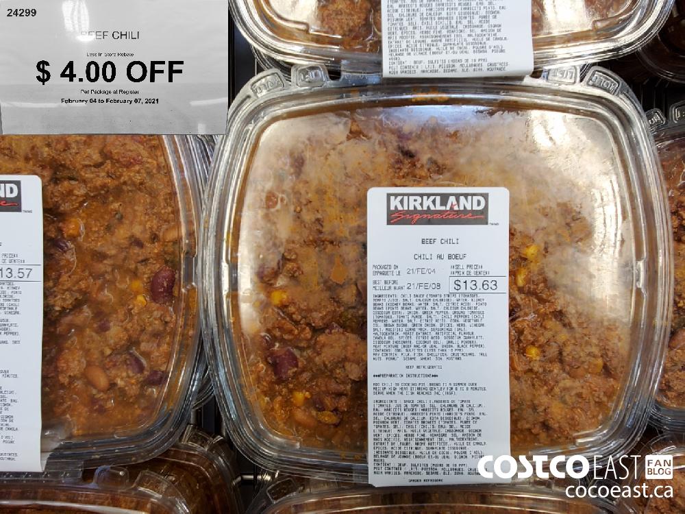 24299 BEEF CHILI February 04 to February 07 2021 $4.00 OFF