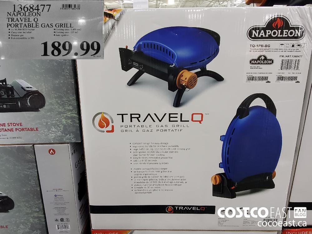 1368477 NAPOLEON TRAVEL Q PORTABLE GAS GRILL $189.99