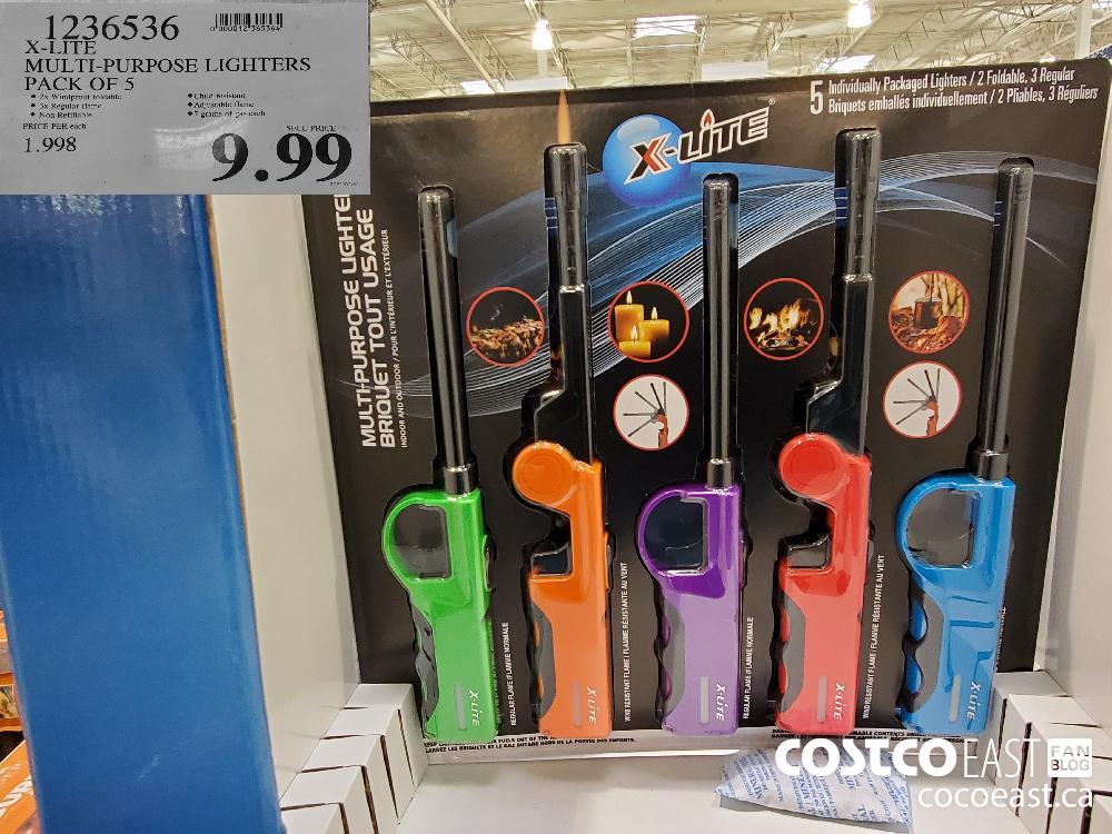 1236536 X-LITE MULTI-PURPOSE LIGHTERS PACK OF 5 $9.99