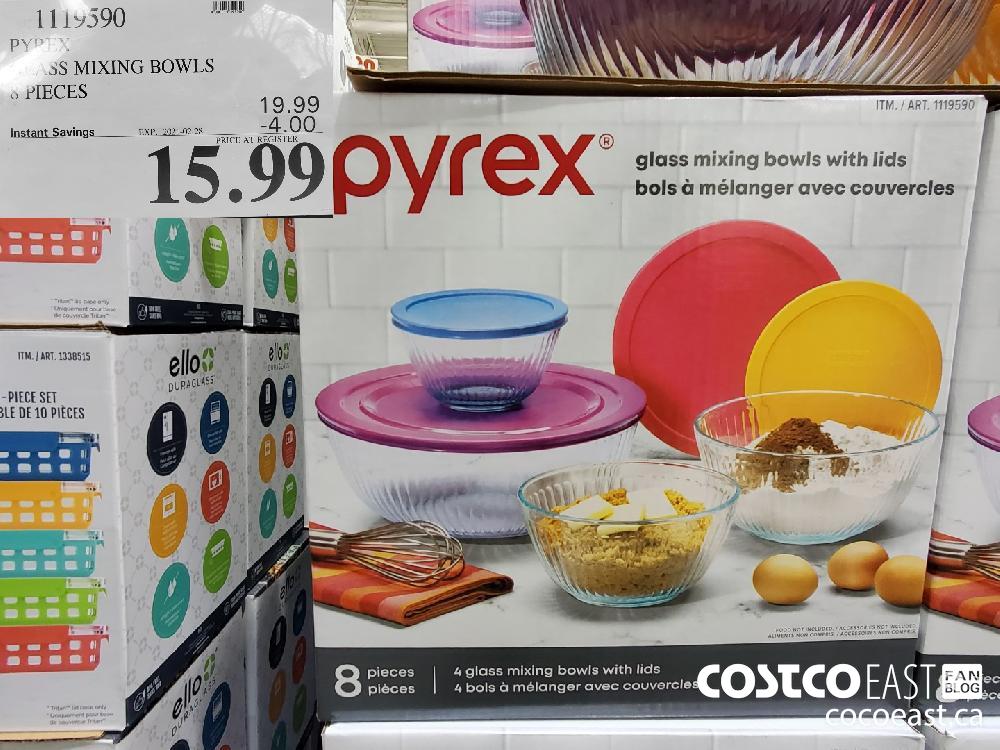 Costco pyrex clearance bowls