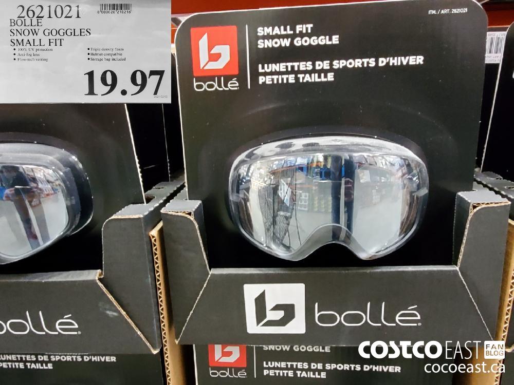 9621021 BOLEE SNOW GOGGLES SMALL FIT $19.97 