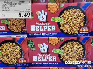 1500597 
HAMBURGER HELPER
BEEF NOODLE
8 x 200 g
EXPIRY DATE: 2021-02-21
$8.49
