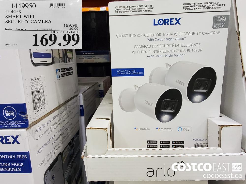 1449950 LOREX SMART WIFI SECURITY CAMERA EXPIRY DATE: 2021-02-21 $169.99