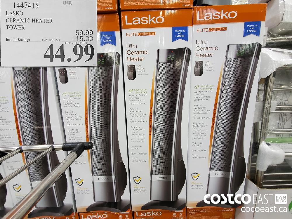 1447415 LASKO CERAMIC HEATER TOWER EXPIRY DATE: 2021-02-14 $44.99