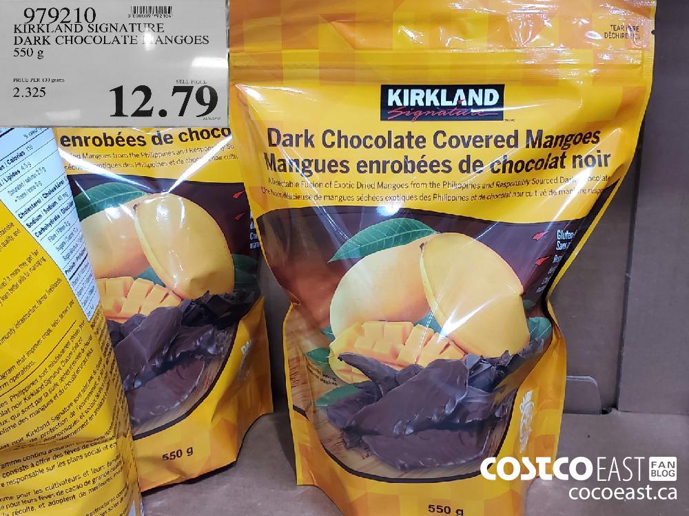 979210 KIRKLAND SIGNATURE DARK CHOCOLATE. ANGOES 550 g $12.79