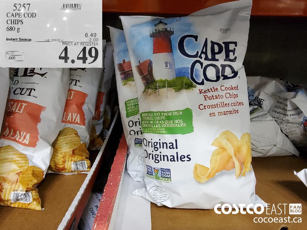 5257 CAPE COD CHIPS 680 g EXPIRY DATE: 2021-02-14 $4.49