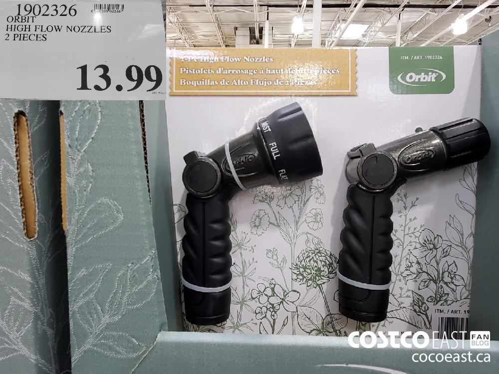 1902326 ORBIT HIGH FLOW NOZZLES ’ 2 PIECES $13.99