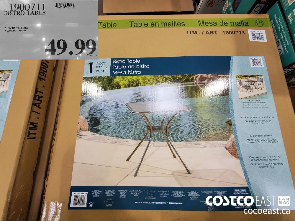 1900711 BISTRO TABLE $49.99