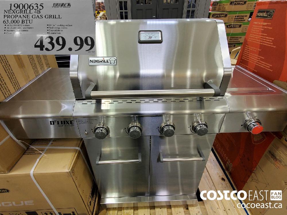 1900635 NEXGRILL 4B PROPANE GAS GRILL ; 63 000 BTU $439.99