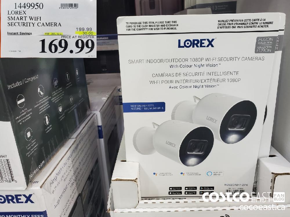 1449950 LOREX SMART WIFI SECURITY CAMERA 30 00 INSTANT SAVINGS EXPIRES ON 2021 02 21 169 99