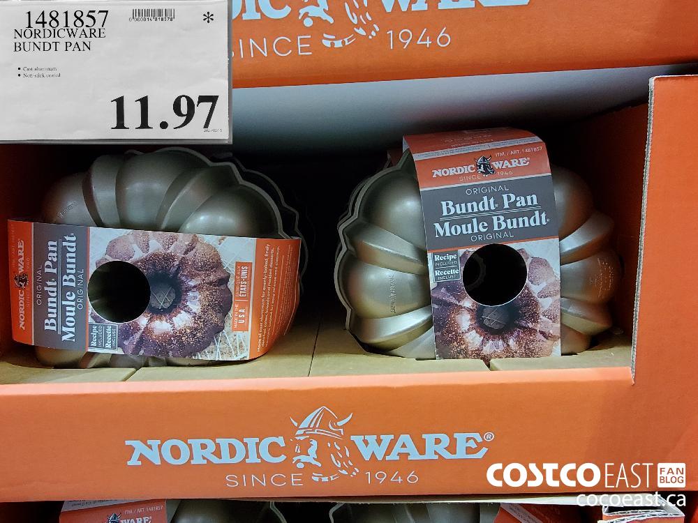 1481857 NORDICWARE BUNDT PAN $11.97