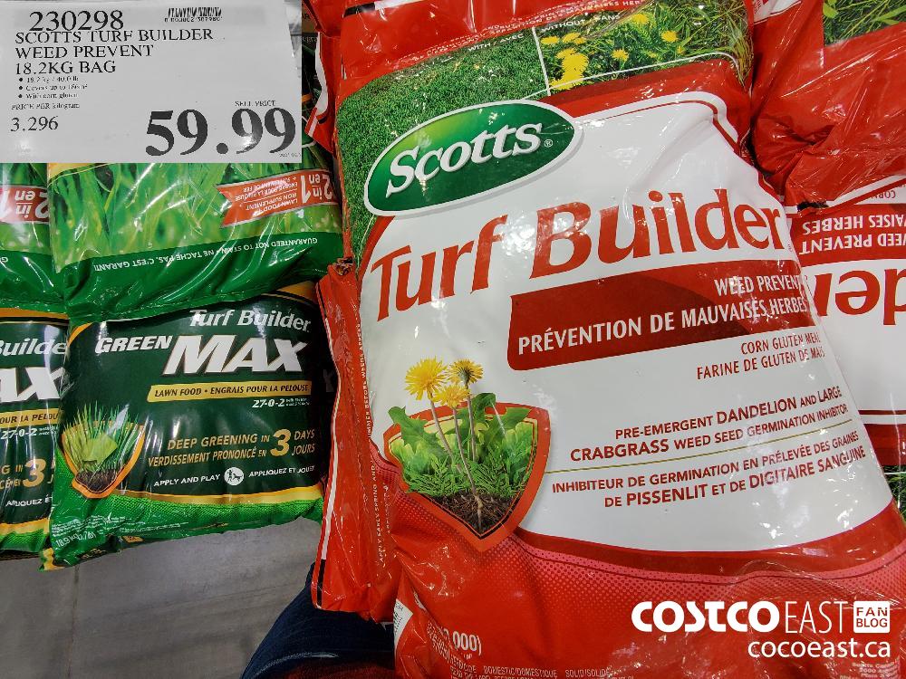 230298 SCOTTS TURF BUILDER WEED PREVENT 18.2KG BAG $59.99