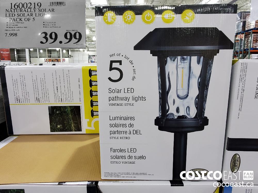 1600219 NATURALLY SOLAR LED SOLAR LIG! PACK OF 5 $39.99