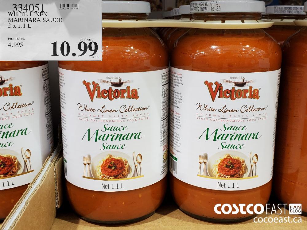 334051 WHITE LINEN MARINARA SAUCE 2 X 1.1L $10.99