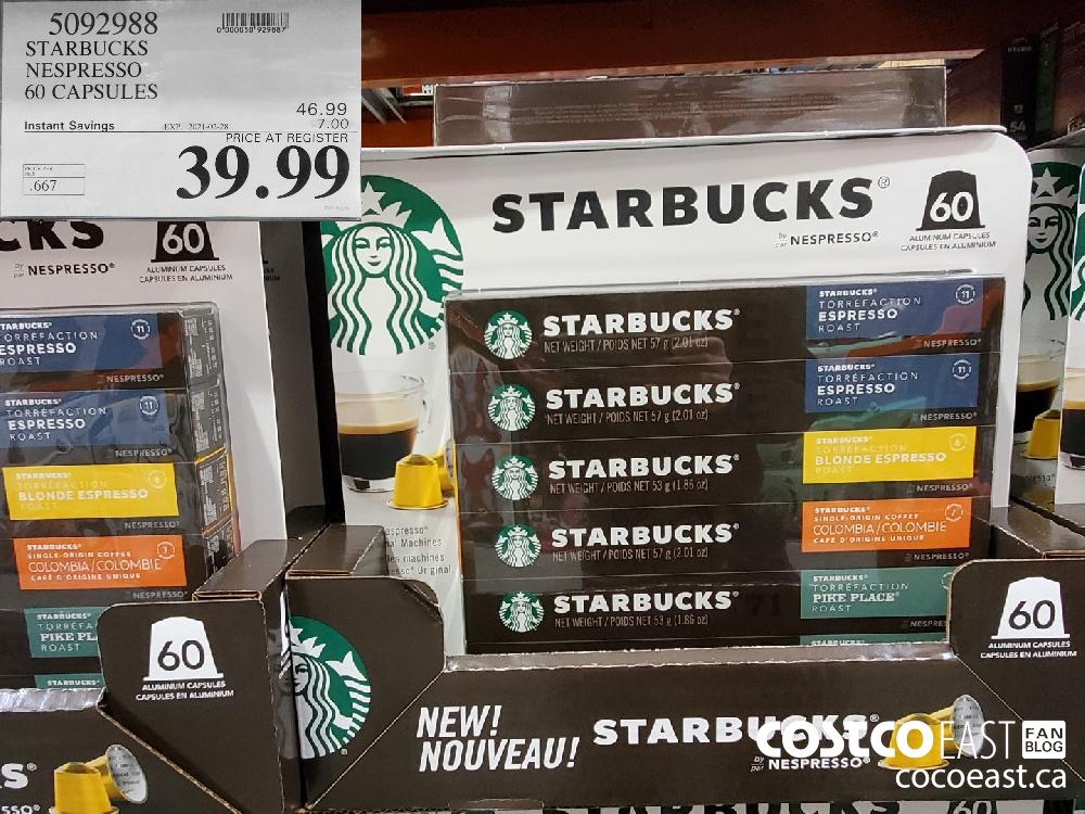 Starbucks nespresso pods outlet canada