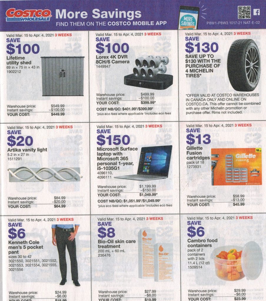 PREVIEW: Costco Canada Flyer Sales March 1 – April 4, 2021 - Costco ...