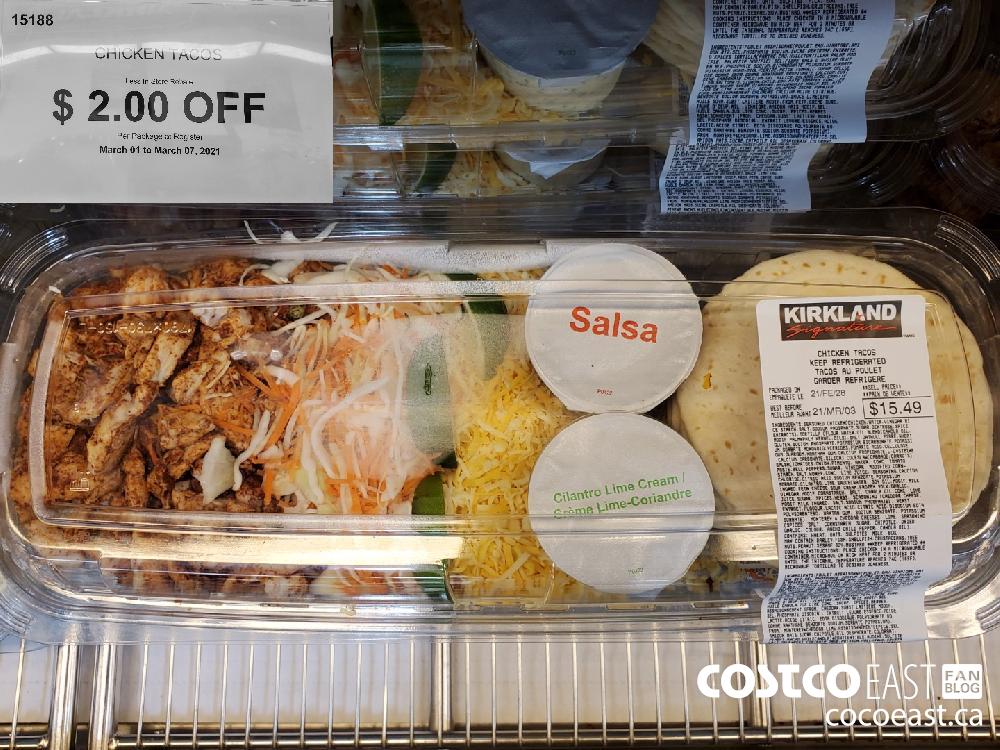 15188 CHICKEN TACOS 2.00 OFF March 01 to March 07 2021 