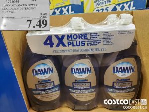 3771055
DAWN ADVANCED POWER
LIQUID DISH DETERGENT
3 x 709 mL
EXPIRY DATE: 2021-03-14 
$7.49
