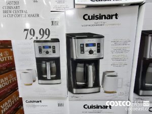 1437203 
CUISINART
BREW CENTRAL
14 CUP COFFEE MAKER
$79.99
