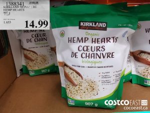 1388341
KIRKLAND SIGNATURE
HEMP HEARTS
907G
$14.99
