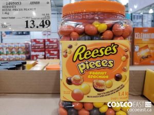 1495953
HERSHEY
REESE PIECES PEANUT
1.4kg
EXPIRY DATE: 2021-03-14
$13.49
