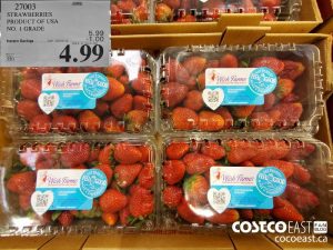 27003
STRAWBERRIES
PRODUCT OF USA
NO. 1 GRADE
EXPIRY DATE: 2021-03-14
$4.99
