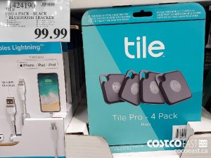 1424190
TILE
PRO 4 PACK - BLACK
~ BLUETOOTH TRACKER
$99.99
