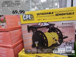 1460972 
CHAMPION HOSE WORKS
DETACHABLE HOSE REEL
WALL-MOUNTED 
$69.99
