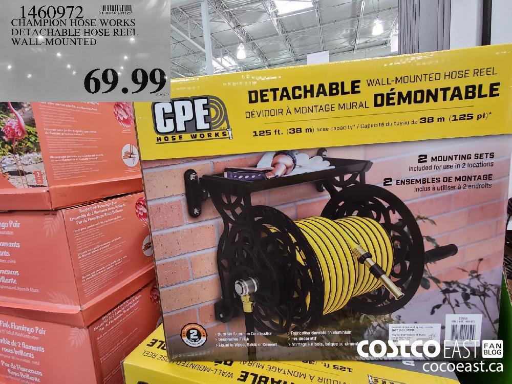 1460972 CHAMPION HOSE WORKS DETACHABLE HOSE REEL WALL MOUNTED 69 97 -  Costco East Fan Blog