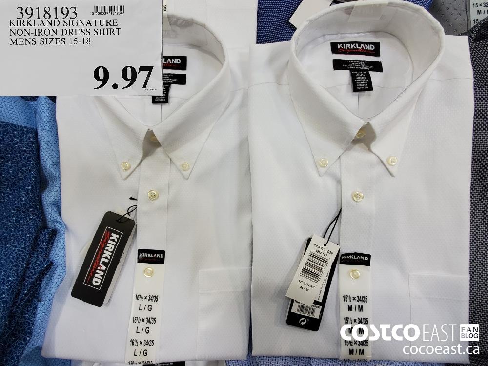 Costco white store dress shirts