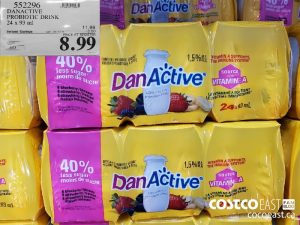 552296
DANACTIVE
PROBIOTIC DRINK
24 x 93 ml
EXPIRY DATE: 2021-03-14
$8.99
